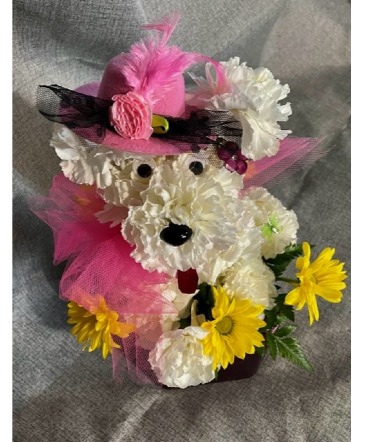 MD Derby Puppy Fresh Flowers in Fowlerville, MI | ALETA'S FLOWER SHOP