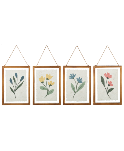 Meadow Floral Floating Frame 