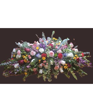 Meadow Melody-Spring Mix Full Casket Spray