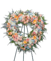 Meadow of Memories Heart Sympathy Arrangement