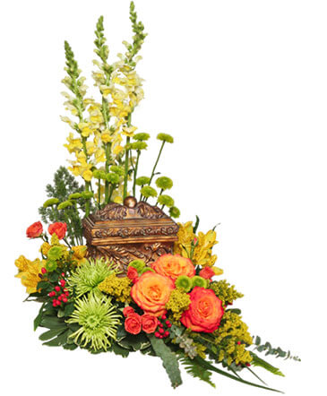 Meaningful Memorial Cremation Arrangement  (urn not included)  in San Juan, PR | ELIKONIA FLOWERS