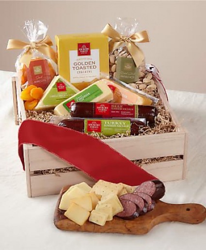 Meat & Cheese Charcuterie  Gift Basket 