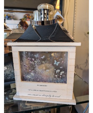 MEDIUM LANTERN  FUNERAL ARRANGEMENT