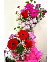 Medium Mixed Valentine Arrangement Valentine Mixed Arrangement 