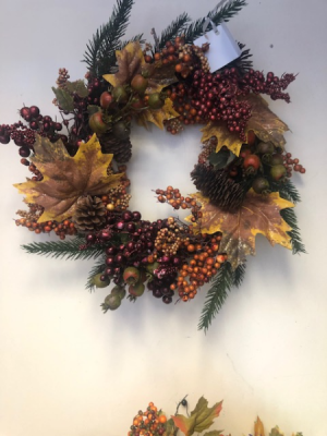 Medium Sized Fall Wreath Gift Item