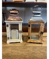 Medium Wooden Lantern 