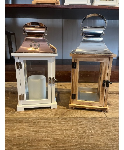 Medium Wooden Lantern 