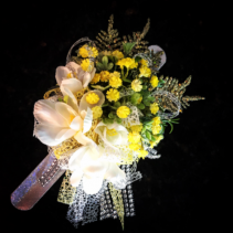 Mellow in Yellow Prom Corsage