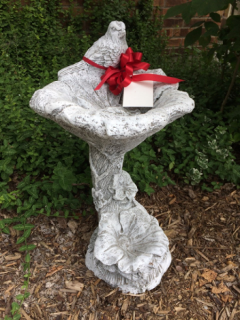 Memorial Birdbath Memorial Stone