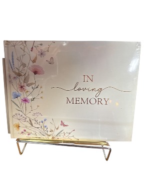 Memorial Book With Pen 