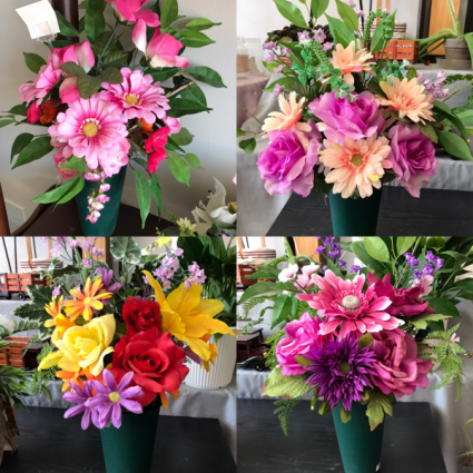 Memorial Cans - silk Call for Pick up hours 978-537-7007