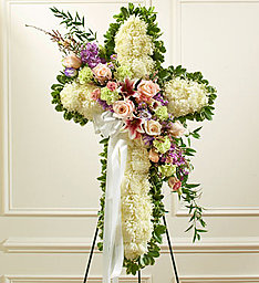 Memorial Cross Standing Display