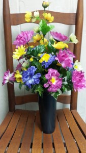 Memorial Day Silk Vase Arrangement 