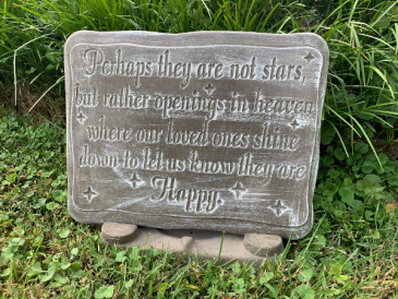 Memorial Garden Stone Sympathy | Bereavement in Owensboro, KY | Ivy Trellis Floral