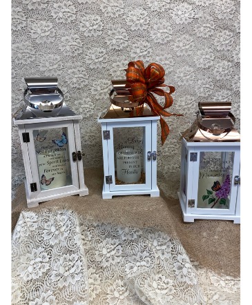 Memorial Lantern  in Delta, OH | Calaways Flowers & Antiques