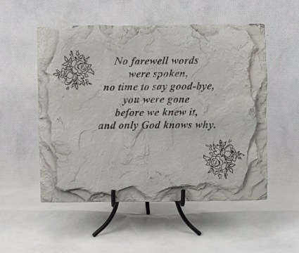 Memorial Plaque Funeral