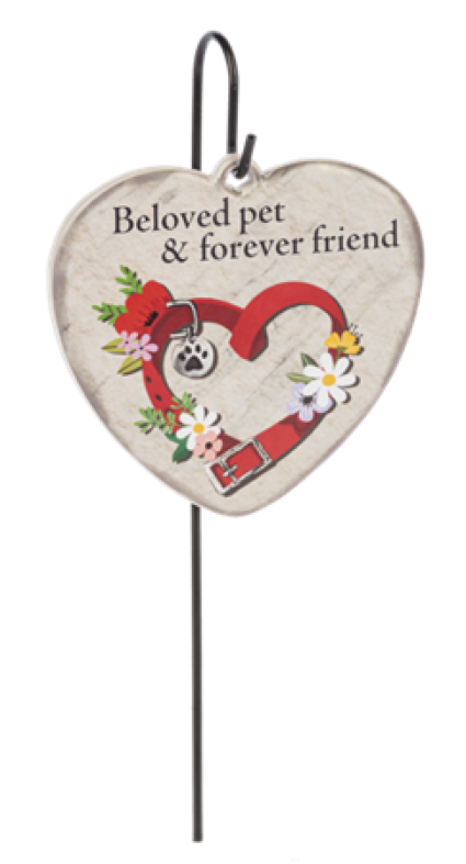 Memorial Plaque Stake - Beloved pet 