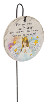 Memorial Plaque Stake- Sister 