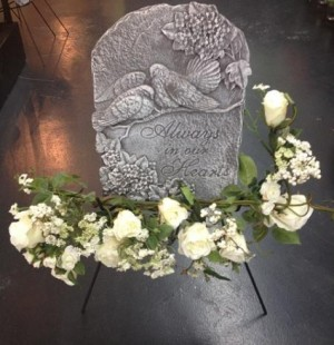 Memorial Stepping Stone Quote Will Vary   Call For Specific Quotes in Wilson, NC | Colonial House of Flowers Inc.