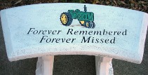 Memorial Stone Bench Stone Bench