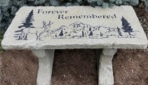 Memorial Stone Bench Stone Bench