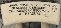 Memorial Stone Bench Stone Bench