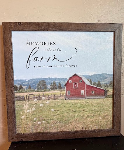 Memories Made on the Farm wall or table art