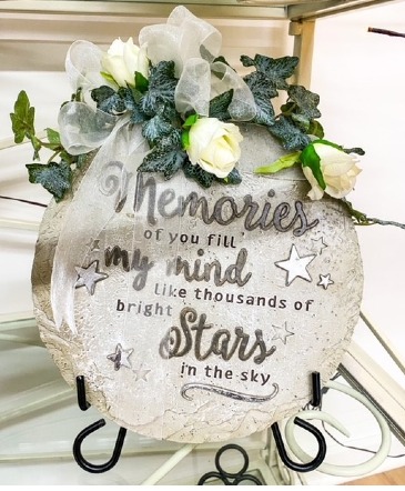 Bright Stars Memorial Stepping Stone Sympathy Gift in Anderson, IN | The Gift Box