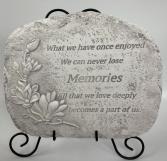 Memories Stone  With Easel 