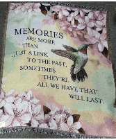 Memories Throw Afghan Blanket