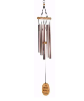 MEMORY BECOMES A TREASURE- ROSE GOLD WINDCHIME 