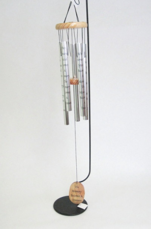 Memory Becomes a Treasure Windchime- Stand Not Included