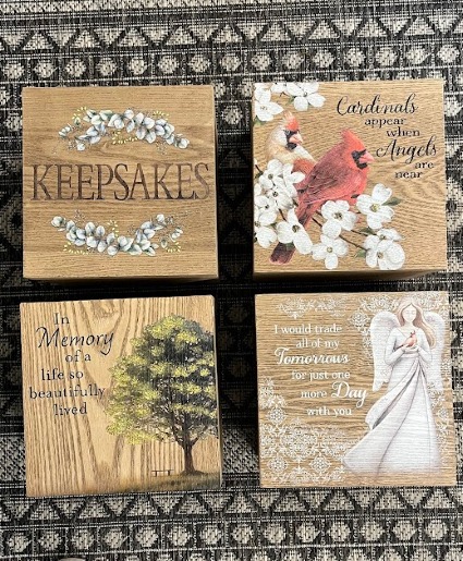 Memory Boxes wood box