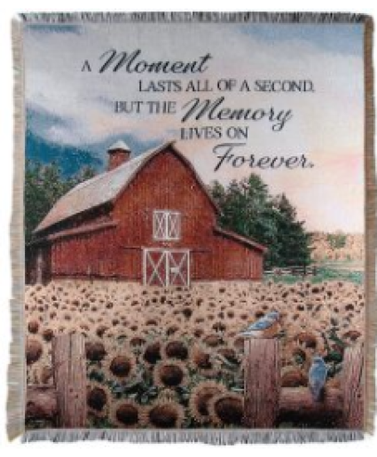 Memory Lives On		 Woven Tapestry Throw
