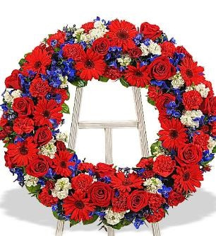 Memory With Honor Wreath  