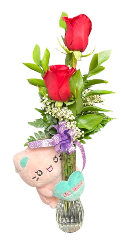 Meowchi Roses Budvase Valentines Day Special