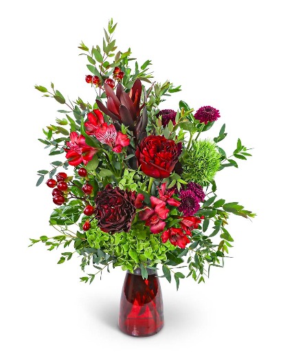 Merlot Vibes Flower Arrangement