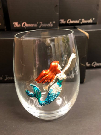 Mermaid Stemless Glass 