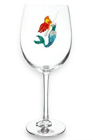 Mermaid Wine Glass in Gift Box 