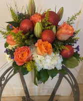 Merry and Bright Christmas arrangement