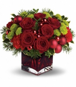 Merry and Bright Holiday Arrangement