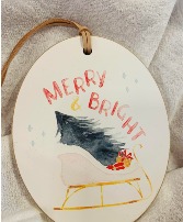 Merry and Bright Ornament  