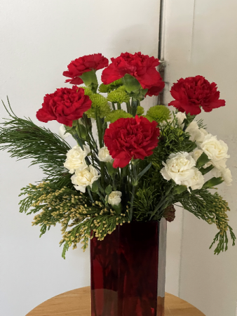 Merry and Bright  Tall arrangement