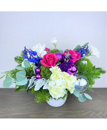 Merry Birthday Low and Lush Vase Arrangement in Henderson, NV | FLOWERS OF THE FIELD Merry Birthday Low and Lush Vase Arrangement in Henderson, NV | FLOWERS OF THE FIELD