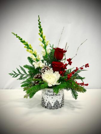 MERRY CHRISTMAS DELIGHT FRESH ARRANGEMENT 