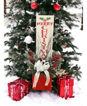 Merry Christmas Planter 