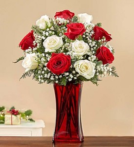 Merry Christmas Rose Bouquet 