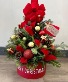 Merry Christmas Tree Box Arrangement 