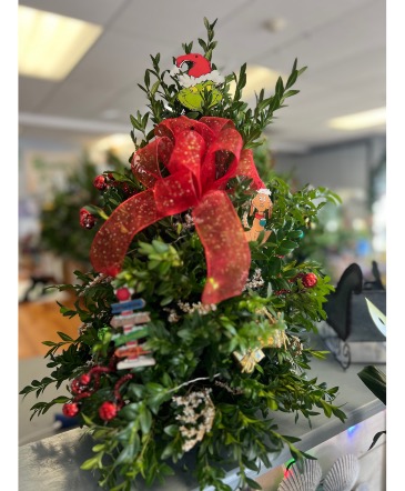 Merry Grinchmas! Boxwood Tree in Mattapoisett, MA | Blossoms Flower Shop