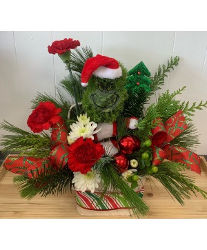 Merry Grinchmas! Fresh Arrangement 